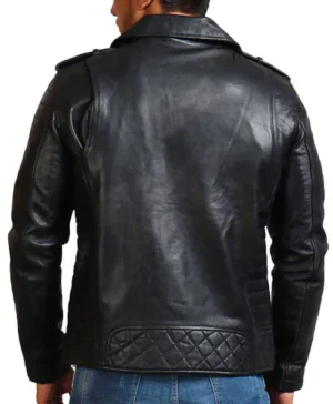 Classic Black Motorcycle Jacket